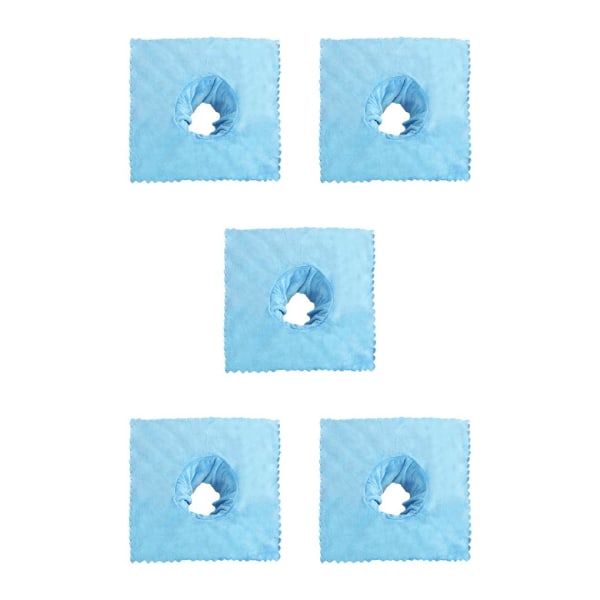 1/2/3/5 massagebordsskydd med andningshål 40x40 cm Blue 5PCS