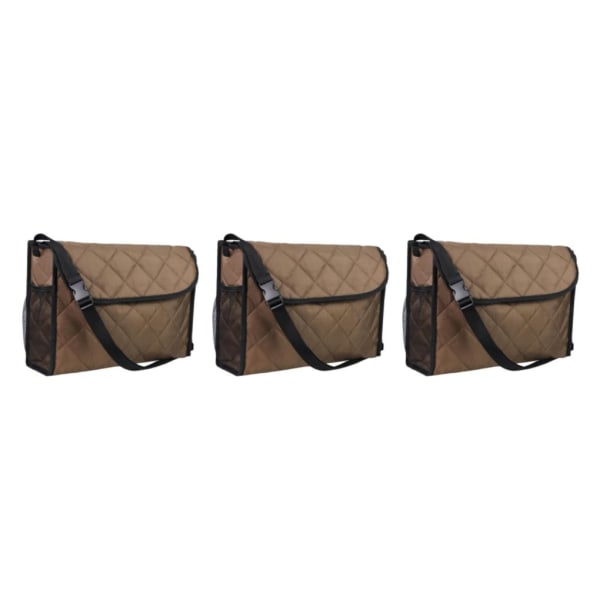 1/2/3/5 Reserullstolsväska förvaringsväska för äldre Coffee 3PCS