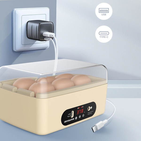 Automatisk Intelligent Egg Incubator Hatcher Machine for Duck Automatic Turning