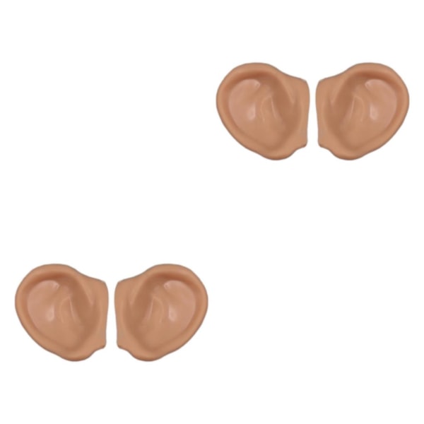 1/2/3/5 Docköron Plast Återanvändbara falska öron Leksaksöron för Rbl Light Brown L 2Set