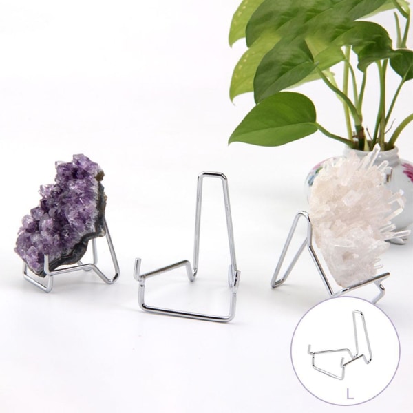1/2/3/5 Multipurpose Display Stand Support för skyltfönstershow Silver 5x7x6.5cm 1Set