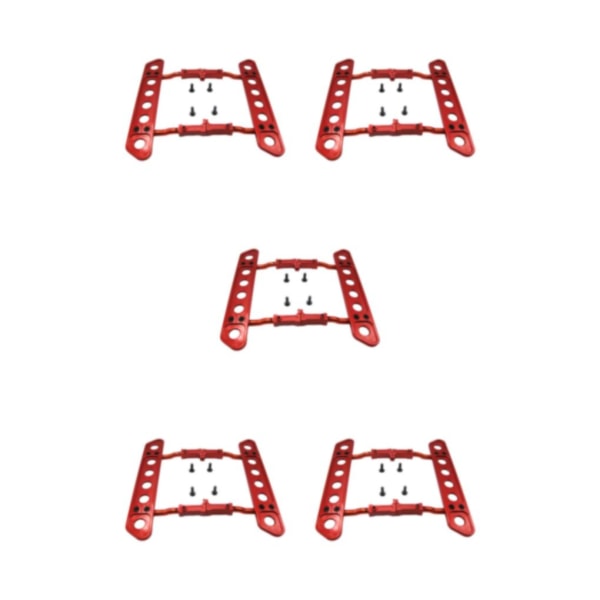 1/2/3/5 legering sidokollision Step Board pedaler för 1/10 axial Red 5Set
