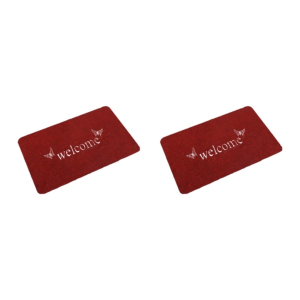 1/2/3 Superstark vattenabsorptionsprestanda Non-Slide Door Butterflies dark red 2Set