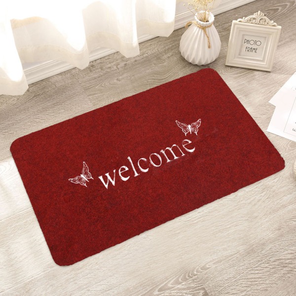 1/2/3 Superstark vattenabsorptionsprestanda Non-Slide Door Butterflies dark red 1Set