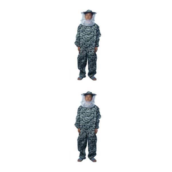 1/2 biodlingsdräkt Lätt och slitstark med universal passform gray camo XL 2PCS