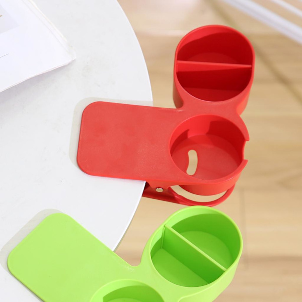 1/2 multifunktionell hemmakontorsbord Skrivbordsmugghållare Red 1Set