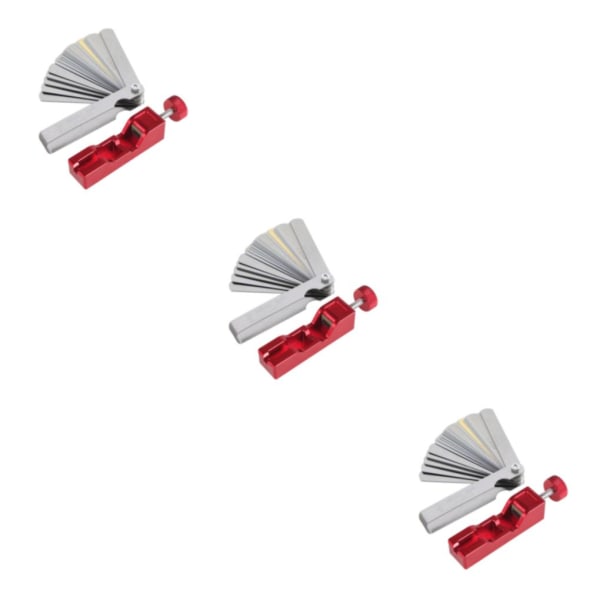 1/2/3/5 Bekväm och säker bilverktygssats för bil red Package feeler gauge 3PCS