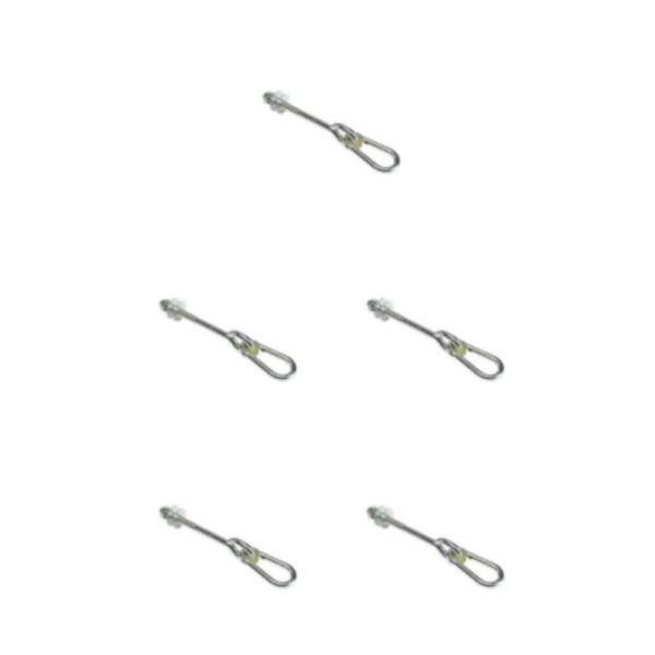 1/3/5 Svänggänga Krok Låsningsfäste Säkerhetslås Långvarig M04-206 5PCS