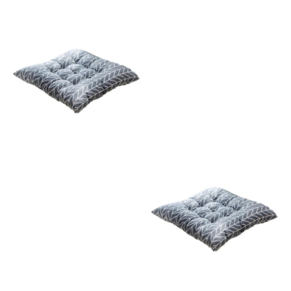 1/2 mjuk och bekväm fyrkantig stolsdyna för mysig sits parallelogram 2PCS