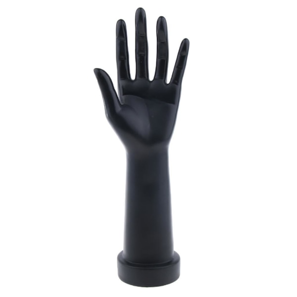 1/2 hand smycken display stativ kvinnlig hand skyltdocka modell rekvisita Black Left 1Set