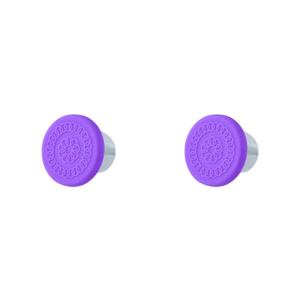 1/2/3/5 Wide Steel Cup Dressing Container Seal Salladsdressing purple lid 2PCS