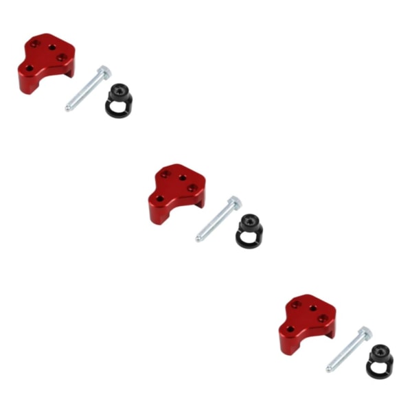 1/2/3/5 Effektiv och lätt att aluminiumventilfjäderkompressor red 3PCS