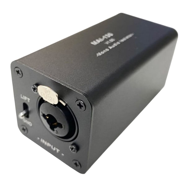 1/2 Ground Loop Isolator med 3 Pin Input Output Bärbar för 1Set