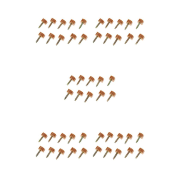 1/2/3/5 Högklackade spetsar Kranar Skoreparationsbyte Apricot Thick 9mm 9mm Thick Pin 5Set