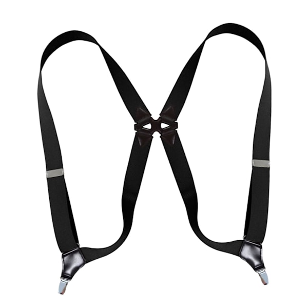 1/2/3 män kvinnor hängslen Y-formade justerbara elastiska remmar Black 1 Pc
