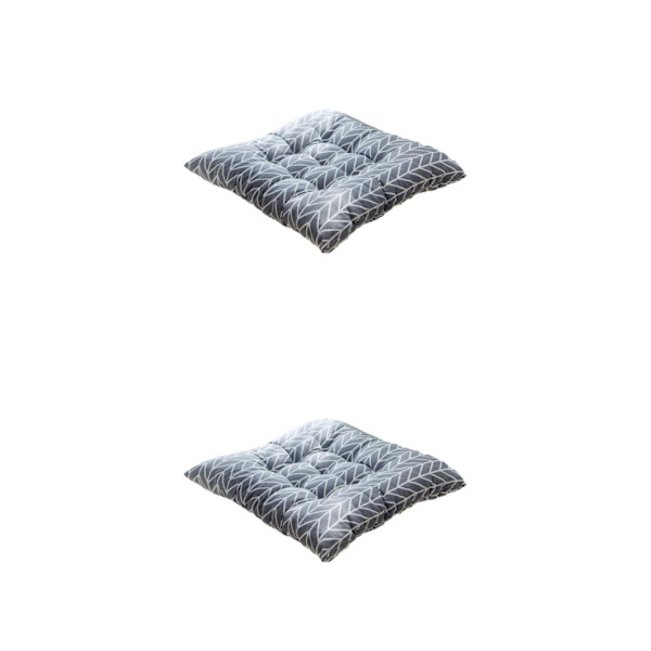 1/2 mjuk och bekväm fyrkantig stolsdyna för mysig sits parallelogram 2PCS