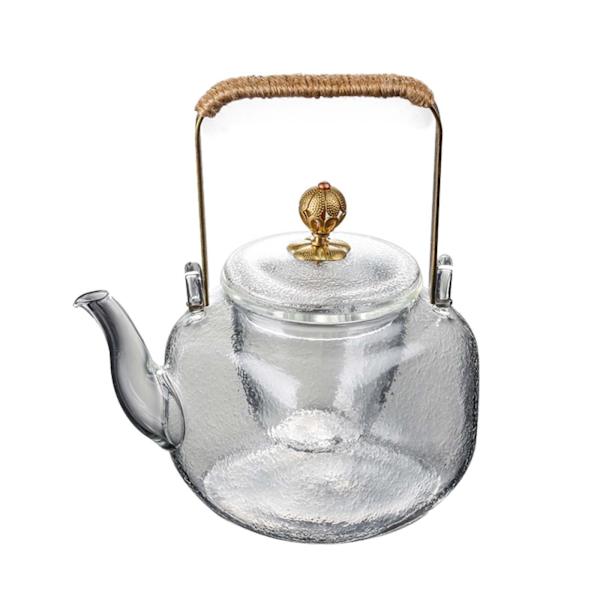1/2/3/5 Tebryggare set med silglas för tebryggare White Square boiled teapot 1 Pc