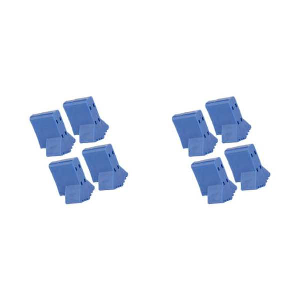 1/2 4-pack stegefötter täcker vindsstegsben Hållbar silikon Blue 2PCS