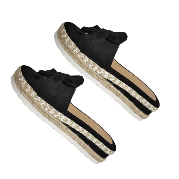 1/2 Kvinnors Plattform Skor Sommar Skor Sandal Fritidssandaler Black 39 1 Pc