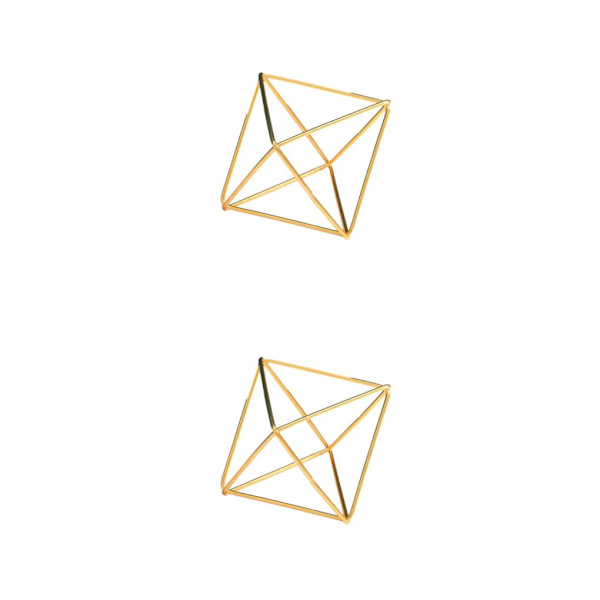 1/2/3/5 Guld Brett användningsområde Mångsidigt organizer rhombus 2Set