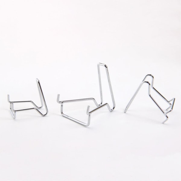 1/2/3/5 Multipurpose Display Stand Support för skyltfönstershow Silver 3x4.5x4.5cm 1Set