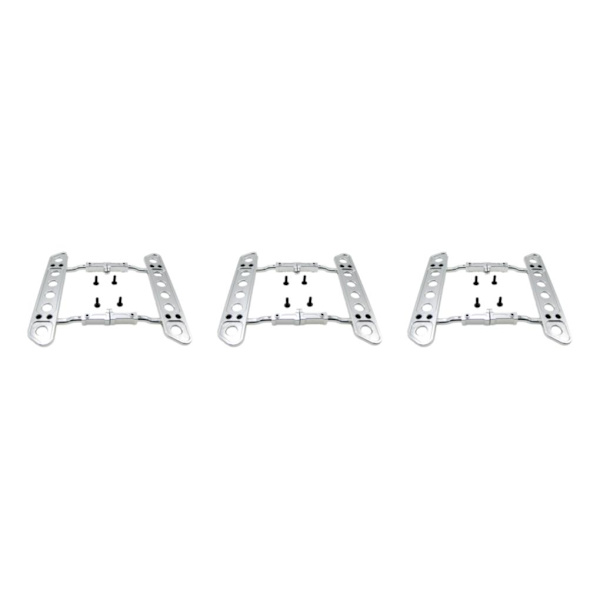 1/2/3/5 legering sidokollision Step Board pedaler för 1/10 axial Silver 3Set