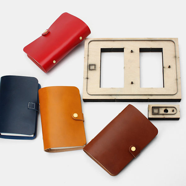 A6 Notebook Cover Dies DIY Leather Craft Crafts Handbook Stål