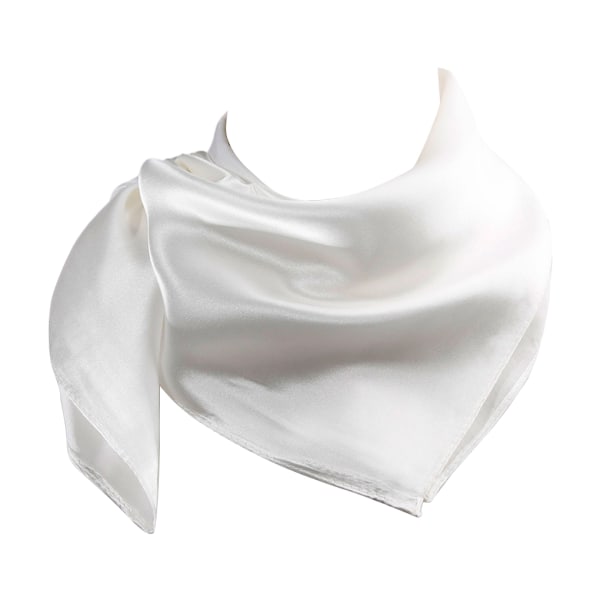 Lyxig sidenscarf – mjukt och bekvämt moderiktigt tillbehör white