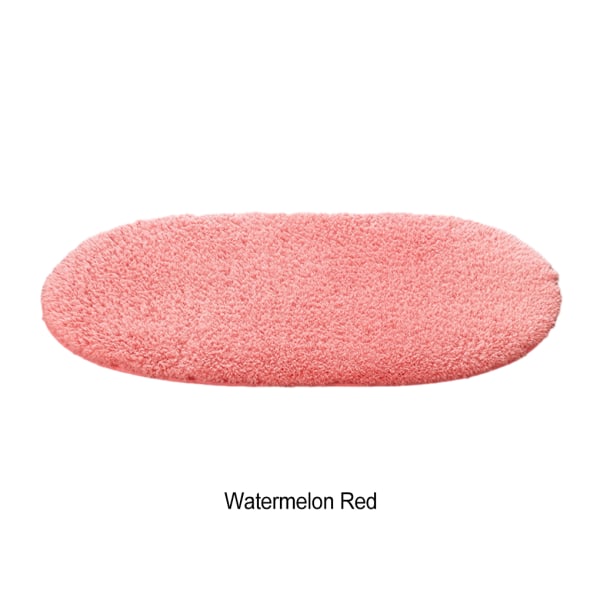 1/2 polyester halkfri golvmatta för badrum Lätt att rengöra och watermelon red 1Set