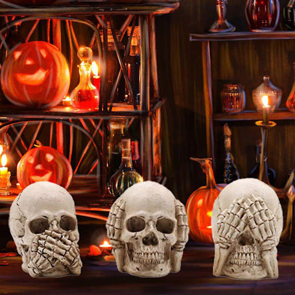 1/2/3/5 Utsökt för inredning - Halloween glödande not see 1 Pc