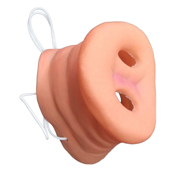 1/2 rolig grisnäsa med elastisk bandnos för Halloween-semestern 1Set