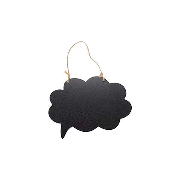 2/3/5 Density Board Välkomstskylt Ersättning Teahouse Classroom Cloud 2PCS