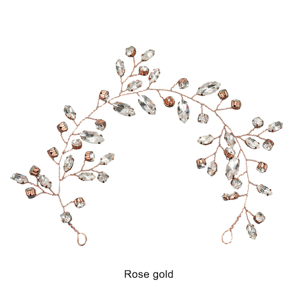 1/2/3/5 Elegant bröllopshårkammar gjorda av legering Inte lätt att Rose Gold 1 Pc
