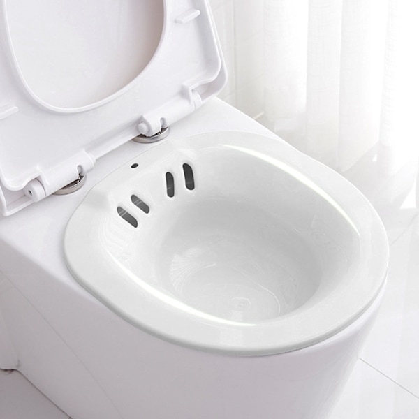 1/5 höftbadkar för toalettsits Bidé Handfat Personal för tvätt White 1 Pc