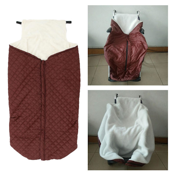 Varm och vattentät rullstol Cozy Warmer Cover Röd
