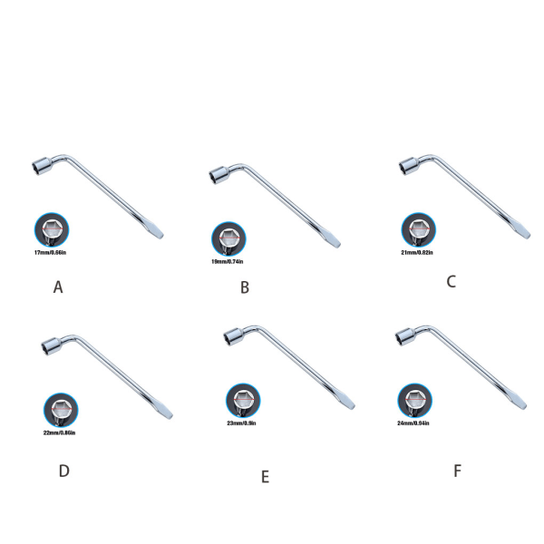 1/2/3/5 Lätt att och hållbar multifunktionsnyckel - valfri jobbnyckel silver 21mm 1 Pc