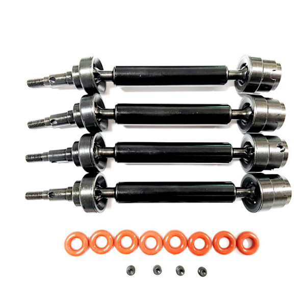 RCGOFOLLOW 4pieces Steel För Spline Design Universal Drive Black