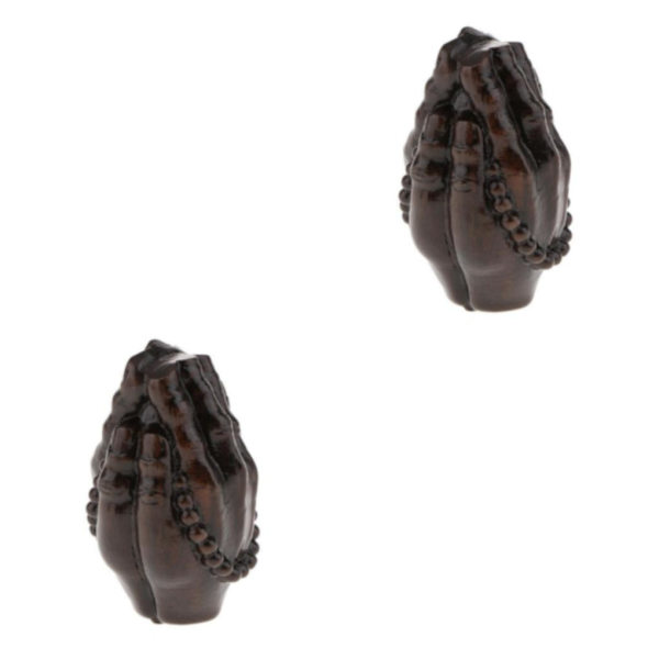 1/2/3/5 Trä Buddha Staty Staty Indien Staty Craft Ornament Meditation 2Set