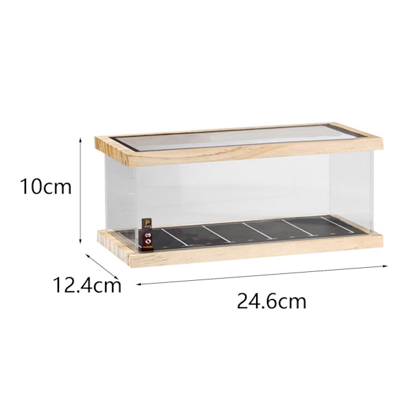 1/2 1/64 Case dekoration för bänkskiva miniatyr 1 Tier 1Set