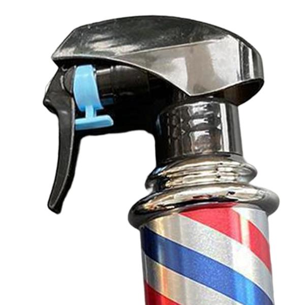 1/2 Multifunktionell Barber Spray Flaska Retro Stripes för Salong Grey 200ml 1Set