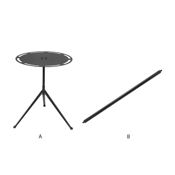 1/5 bärbart campingbord i aluminiumlegering - stabil struktur Lamp Stand 1 Pc