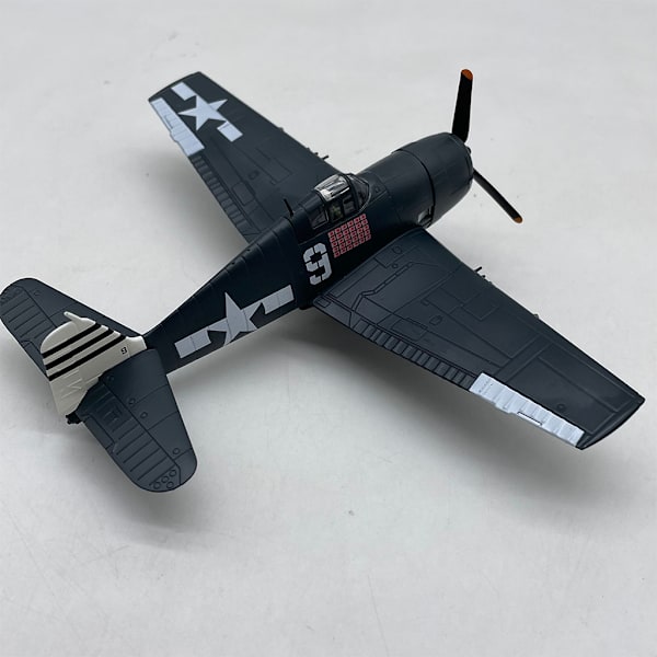 1/72 Skala F6F Fighter Model Plane med Stand Souvenir Desktop