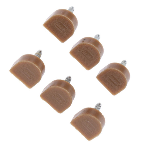 1/2/3/5 3 par Snygga högklackade tips Taps Skoreparation Apricot 14x14mm 1Set