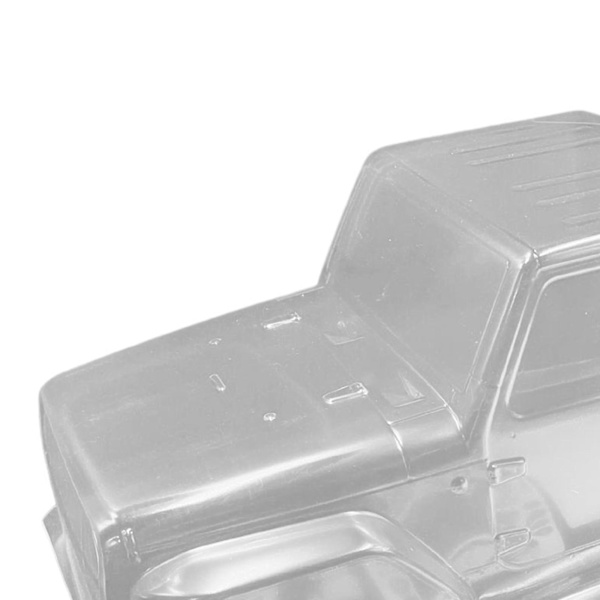 RC Crawler Clear Body DIY 313mm Axelavstånd omålad för 1/10 RC