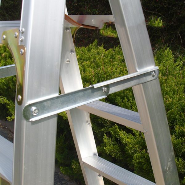 1/2/5 2x hopfällbar stegstege Gångjärnsfäste Stepstegar Tie White 34cm 2 pcs 1 Pc