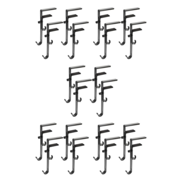 1/2/5 4st/ set Snygg julstrumpahållare för dörrkarm 5Set