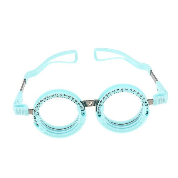 1/2/3/5 vuxen optisk provlinsram Glasögonoptometri Blue 56mm 1Set