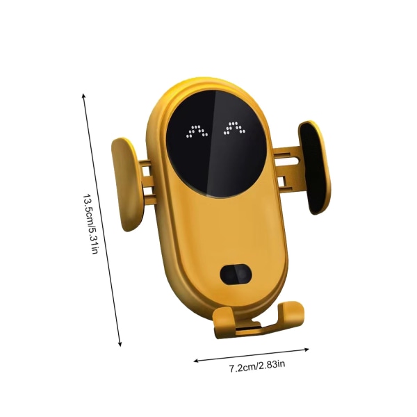 Hållare för trådlös laddningsstation för bil Yellow Regular