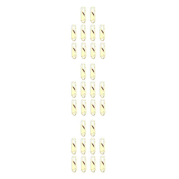 1/2/3/5 10 st För Zipper Pull Replacement Metal För Zipper Gold 10 pcs 3PCS