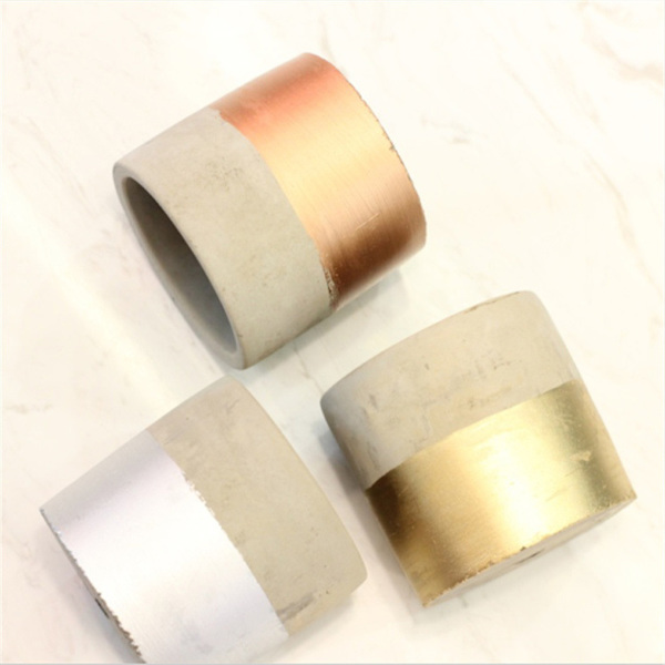 1/2/3/5 Cementkruka Kruka Blomkruka Behållare Cylindrisk Silver 5PCS